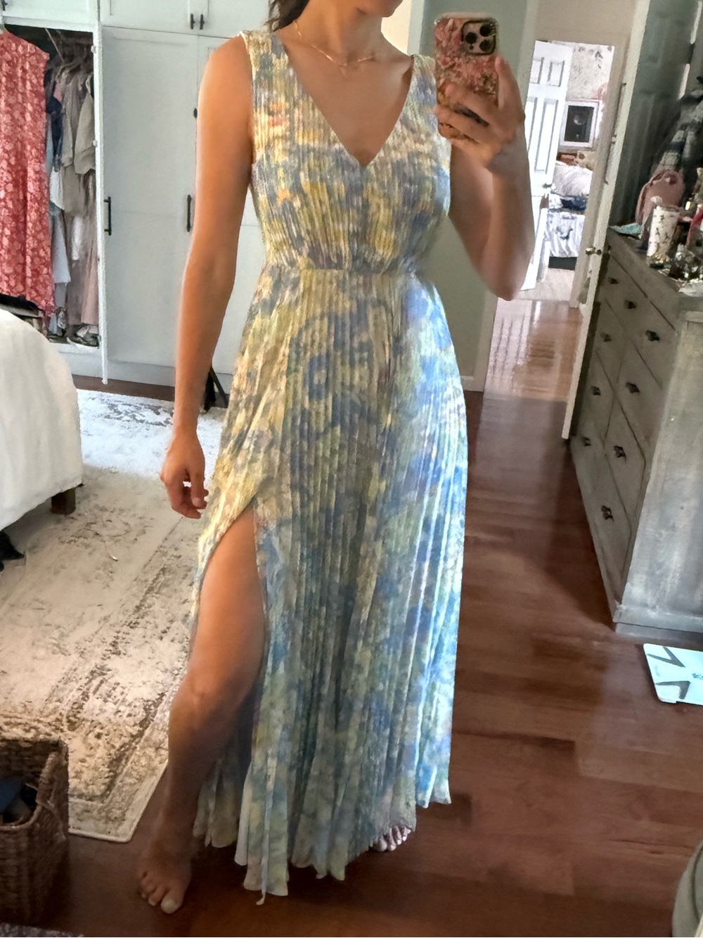 Laundry pleated Maxi Dress